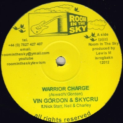 VIN GORDON & SKYCRU warrior charge - dub / SKYCRU & TAN TAN saxsation - dub - groovin horns - dub [MBX059]