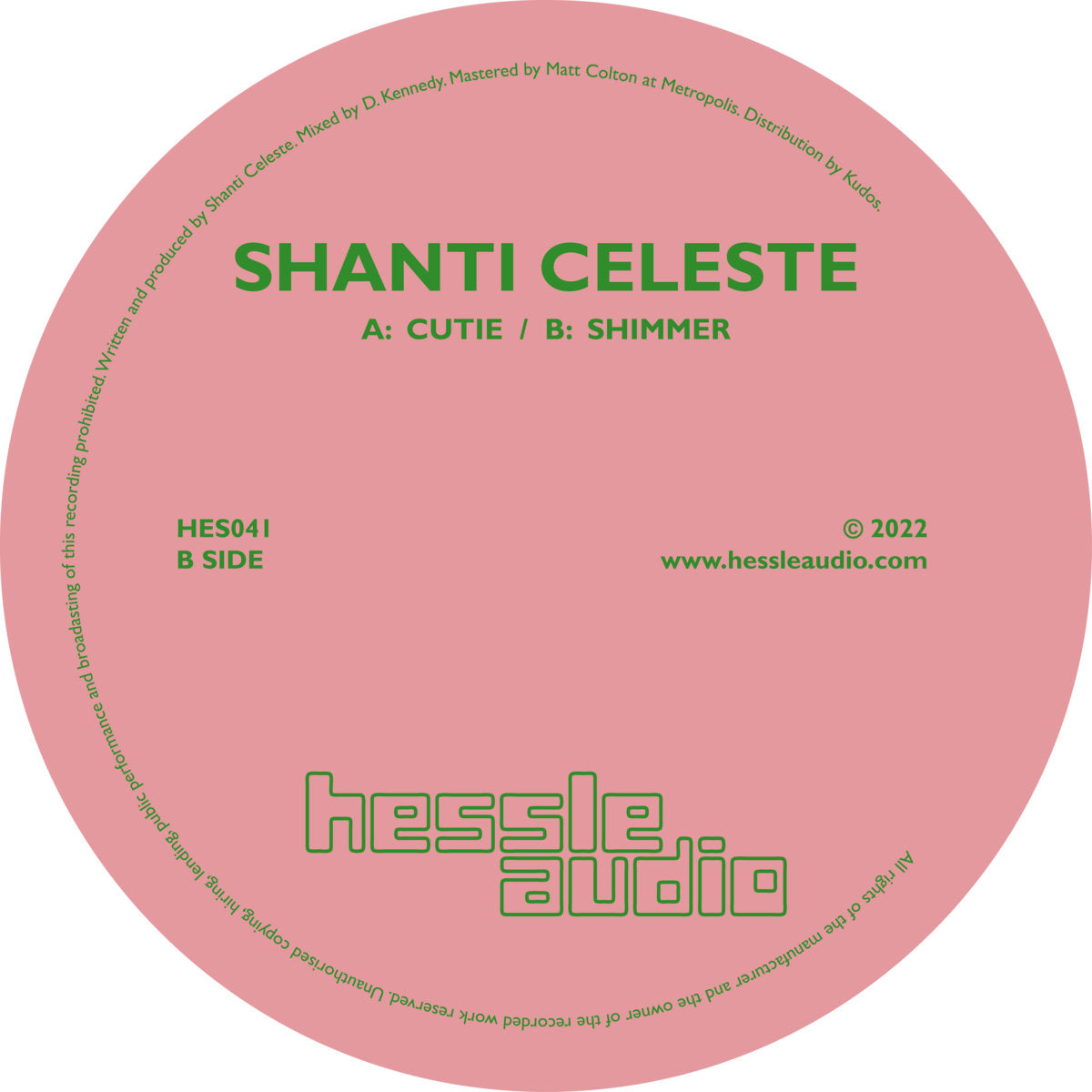 Shanti Celeste - Cutie / Shimmer [HES041]